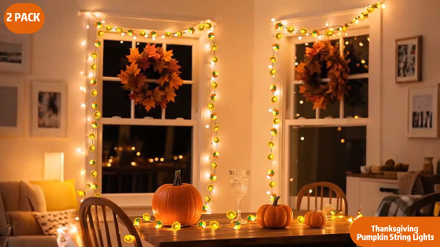 Amazon.com: TURNMEON Thanksgiving Decor 2 Pack 3D Fall Pumpkin